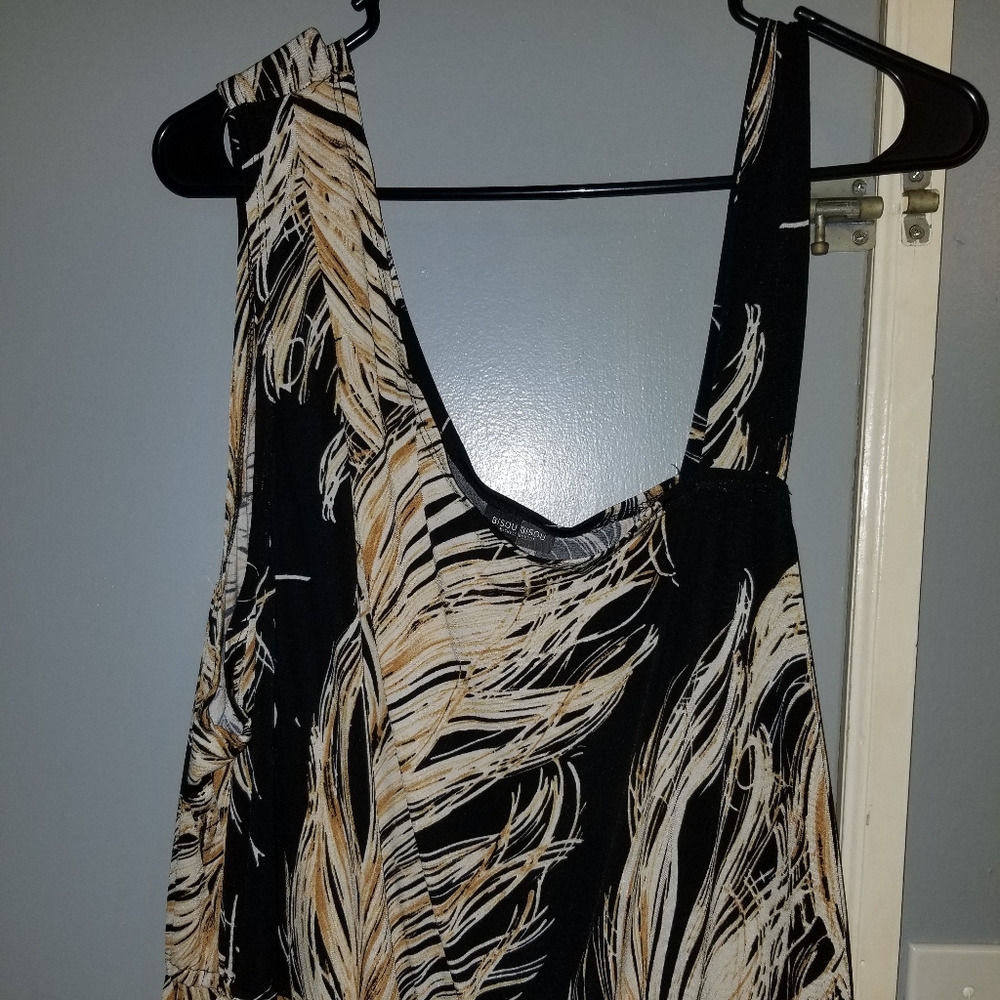 Asymmetrical feather dress ♡